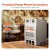 VEVOR 3 Phase Converter - 2HP 7A 220V Single Phase to 3 Phase Converter, 220V Input/Output, Digital Phase Shifter for Residential & Light Commercial Use (One Converter for One Motor Only) view 2