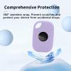 NOUKAJU Case for Tile by Life360 Pro (2024),Silicone Protective Cover(with Carabiner + Lanyard) Drop-Proof,Scratch-Proof,Shock-Proof,Dust-Proof,Protective Case for Tile Pro 2024 RE-61011(Purple) view 3