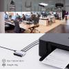 USB 2.0 Network Print Server, 10/100 Mbps Ethernet LAN USB Printer Server Adapter, for Win 7 8 10 11 XP, for OS X (US Plug 100-240V) view 3