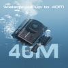 Apexcam M80 Action Camera 4K with 64GB Card, HD 60FPS 48MP Sports Camera for Vlogging, 40M Waterproof Camera Underwater,WiFi Camcorder, 8X Zoom, Remote Control, Helmet Mount Accessories view 4