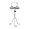 2 Set Satellite Antenna Mounting Kit Pole Wall Roof Installation Outdoor Mount Stand view 2