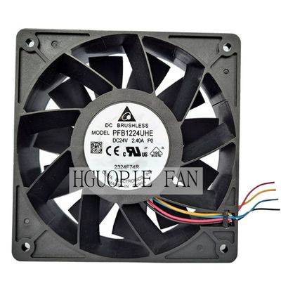 HGUOPIE for Delta Fan PFB1224UHE DC 24V 2.40A 120X120X38MM 4-Wires Inverter Cooling Fan