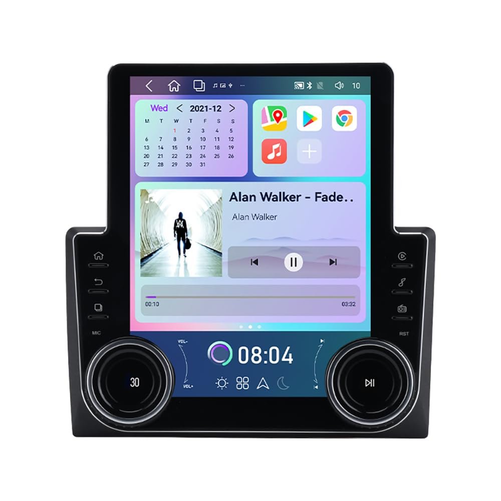 ZWNAV 9.7'' Vertical Screen Car Radio for Honda Accord 10 CVX 2017-2021 Android Auto Wireless carplay Player GPS Navigation Head Unit Multimedia 4G (6+128GB)