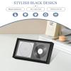 Wood CD Display Frame with Bracket Hook, 13.2" x 6.9" CD Wall Display, Elegant Double Groove CD Frame Display Case, Protective Frame for Music Studio Living Room Dcor view 2