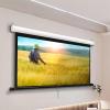 16:9 HD Projection Screen 60/72'' Projector Screen Manual Pull-Down Movie Screen, for Conference Rooms, Church Events, Backyard Gatherings, Adjustable Screen Height(72"-4:3) view 1