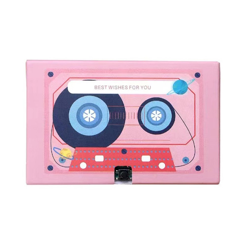 LIURONGNI Voice Recording Cassette Tape Gift 30/60/300 Seconds Message Recorder Customizable Sound Greeting Card for Couple