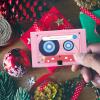 LIURONGNI Voice Recording Cassette Tape Gift 30/60/300 Seconds Message Recorder Customizable Sound Greeting Card for Couple view 3