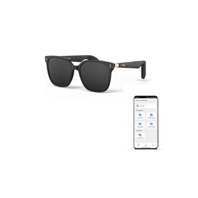 Smart Glasses for Men and Women, AI Glasses with Real-Time Translator & Voice Control, Bluetooth 5.4 Polarized Sunglasses, 11H Mic/Speaker for Hands-Free Calls, Smart Eyewear for Meetings, Travel