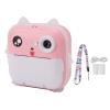 Grcfumo Children Digital Print Camera, Kids Camera Print Photo with Lanyard, 2.4in Display USB Kids Video Camera for Girls Boys Toddler (Pink) view 1