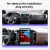 14.4 Inch Tesla Screen Android 13 Car Stereo for Chevrolet Silverado GMC Sierra 2014-2018 Car GPS Navigation Multimedia Player AutoRadio Tape Unit (Black 8-256GB, OEM Screen 4.2-8 inch) view 2