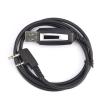Portable Programming Cable USB for 2 Way Radio K Port Driver with CD Software for Baofeng view 1
