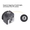 Camera Hot Shoe Mount Adapter, Flash Hot Shoe Adapter, TF 321 Hot Shoe Adapter for EL Series Flash Supports Center Point Triggering for R and E Series with Hot Shoe Interface view 3