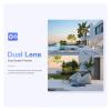 QDVOPHZA 4K 20X Zoom 4G Solar Security Camera Dual Screen Wireless Outdoor WiFi Surveillance Cameras IP Sim Card(4G 20X Zoom 128G) view 4