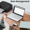 Networking USB 2.0 Print Server, 2.4G Wired Printer Server for Home and Office, Expand Network Structure (US) view 2