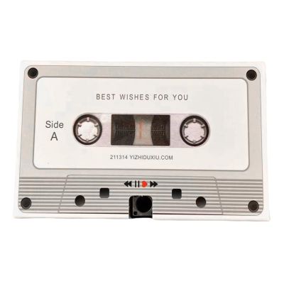 LIURONGNI Voice Recording Cassette Tape Gift 30/60/300 Seconds Message Recorder Customizable Sound Greeting Card for Couple