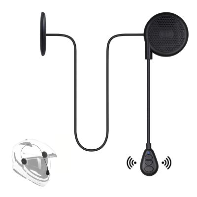 OBEST Motorcycle Helmet Bluetooth Headset with Bt5.0 Communication Systems, Ultra-Thin 0.35 Inches Motorcycle Outdoor Headset with Waterproof IPX7 Speakers Hands Free Music Call Control Automatic