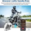 OBEST Motorcycle Helmet Bluetooth Headset with Bt5.0 Communication Systems, Ultra-Thin 0.35 Inches Motorcycle Outdoor Headset with Waterproof IPX7 Speakers Hands Free Music Call Control Automatic view 3