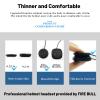 OBEST Motorcycle Helmet Bluetooth Headset with Bt5.0 Communication Systems, Ultra-Thin 0.35 Inches Motorcycle Outdoor Headset with Waterproof IPX7 Speakers Hands Free Music Call Control Automatic view 4