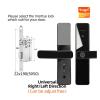 KIEEQGAK Tuya WiFi Smart Door LockDigital Electronic LockBiometric Smart LockCan Fingerprint/Password/IC Card/Key/Remote Unlock(190 5050) view 2