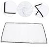 Housoutil Retractable Projector Screen Outdoor Roll-up Movie Screen Portable Theater Accessory view 2