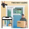 QDVOPHZA 10K 20MP Four Screens WiFi IP Camera Outdoor 10X Zoom 360View PTZ Cam AI Tracking CCTV Video Surveillance Security Camera(U/S,10K 10XZoom No Card) view 3