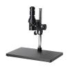 FHD 200X 400X Zoom WD100 Continuously Variable 0.7X-5X Adjustable Magnification C-Mount Lens for HDMI VGA USB Microscope Camera(400X+Large Bracket) view 1