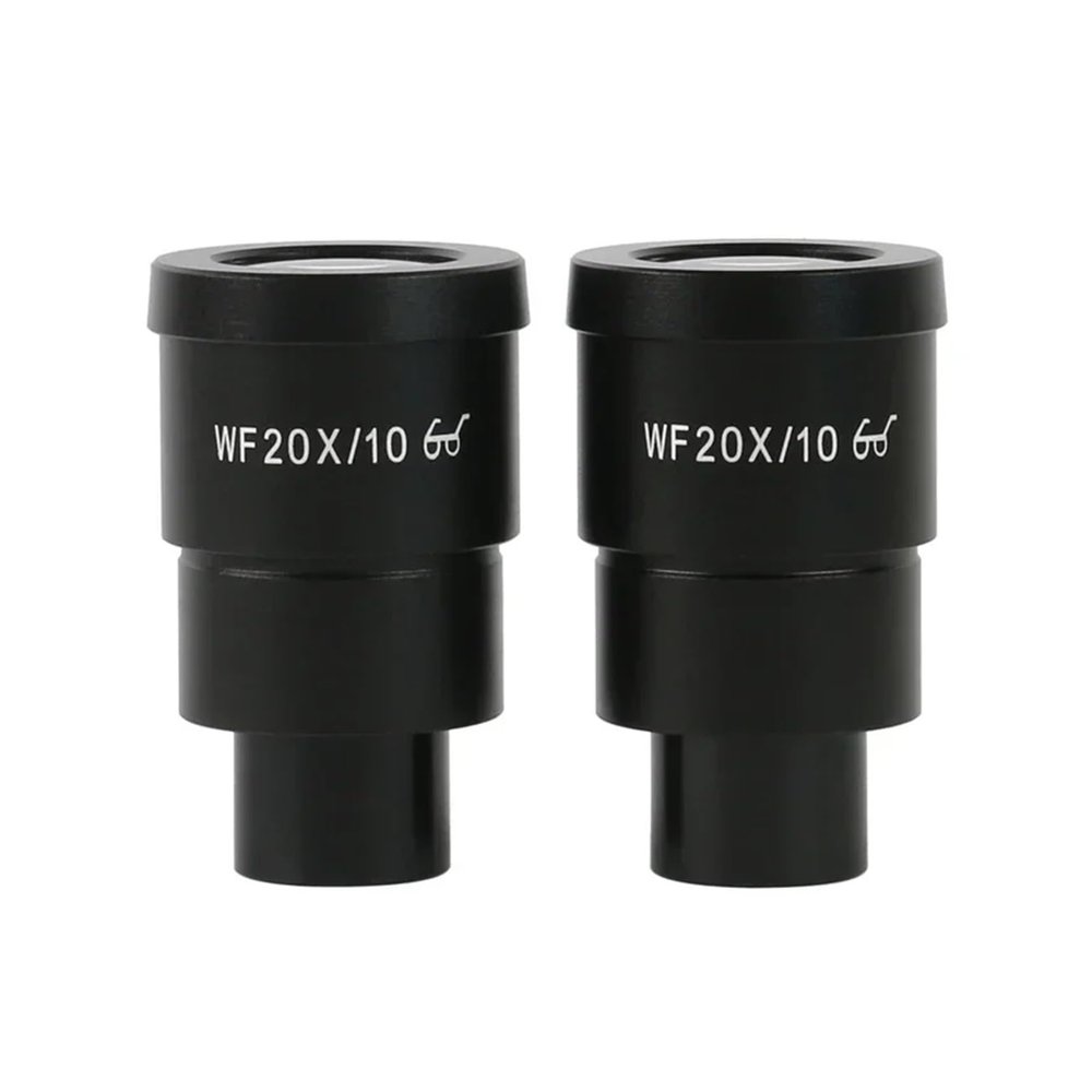 WF5X 10X 15X 20X 25X 30X Wide Field Eyepieces Dia 30mm Mount Microscope Accessorie for Binocular Trinocular Stereo Microscope(Orange)