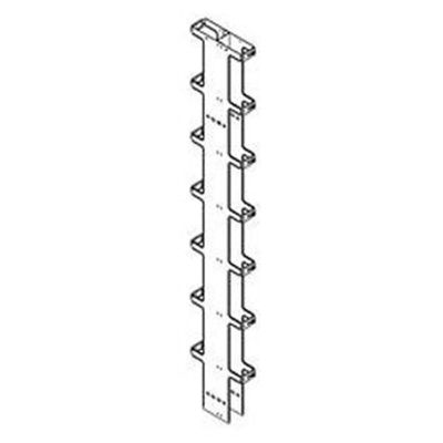 Chatsworth - 12096-708 - Double-Sided Narrow Vertical Cabling Section, 9 ft. H x 3.65 in. W x 12.75 in. D, Black, (Each