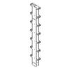 Chatsworth - 12096-708 - Double-Sided Narrow Vertical Cabling Section, 9 ft. H x 3.65 in. W x 12.75 in. D, Black, (Each view 1