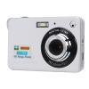 Digital Camera 48MP 4K 8X Zoom 20 Filters 2.7 Inch Screen Anti Shaking Rechargeable Compact Camera for Kids Students Vlogging (Silver) view 3