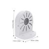 KONTONTY Wall Mount Bracket for Dome Security Camera Compact Abs Plastic Holder View Easy Installation for Use Compatible Cctv Ip Cameras view 2