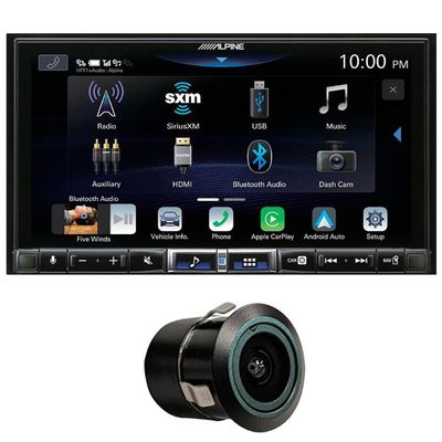 Alpine ILX-507 7" Multimedia Receiver with Bluetooth and DICA Bullet Backup Camera