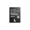 Angelbird AV PRO CFexpress A v4 512 GB - CFexpress 4.0 Type A Memory Card - Compatible with Sony Alpha and FX - up to 8K+ RAW Video and Photo view 2