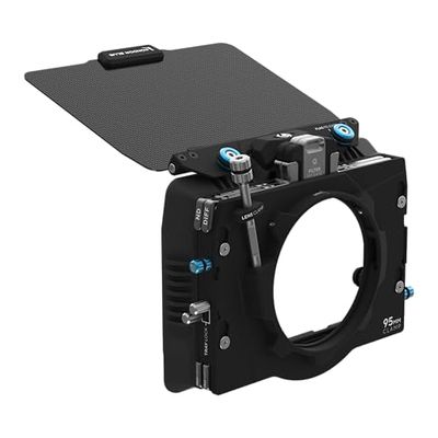 KONDOR BLUE | Matte Box Pro Kit | Can hold up to 3 4x5 filters1 front-loaded, 2 in a Filter Trays, Made from Premium Materials/finishes for Durability, & Rigidity