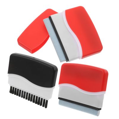 PLAFOPE 3pcs Keyboard Brush Mobile Phone Screen Cleaning Brush Double-Sided Multi-Purpose Cleaning Tool Keyboard Cleaner Computer Cleaner Black Red