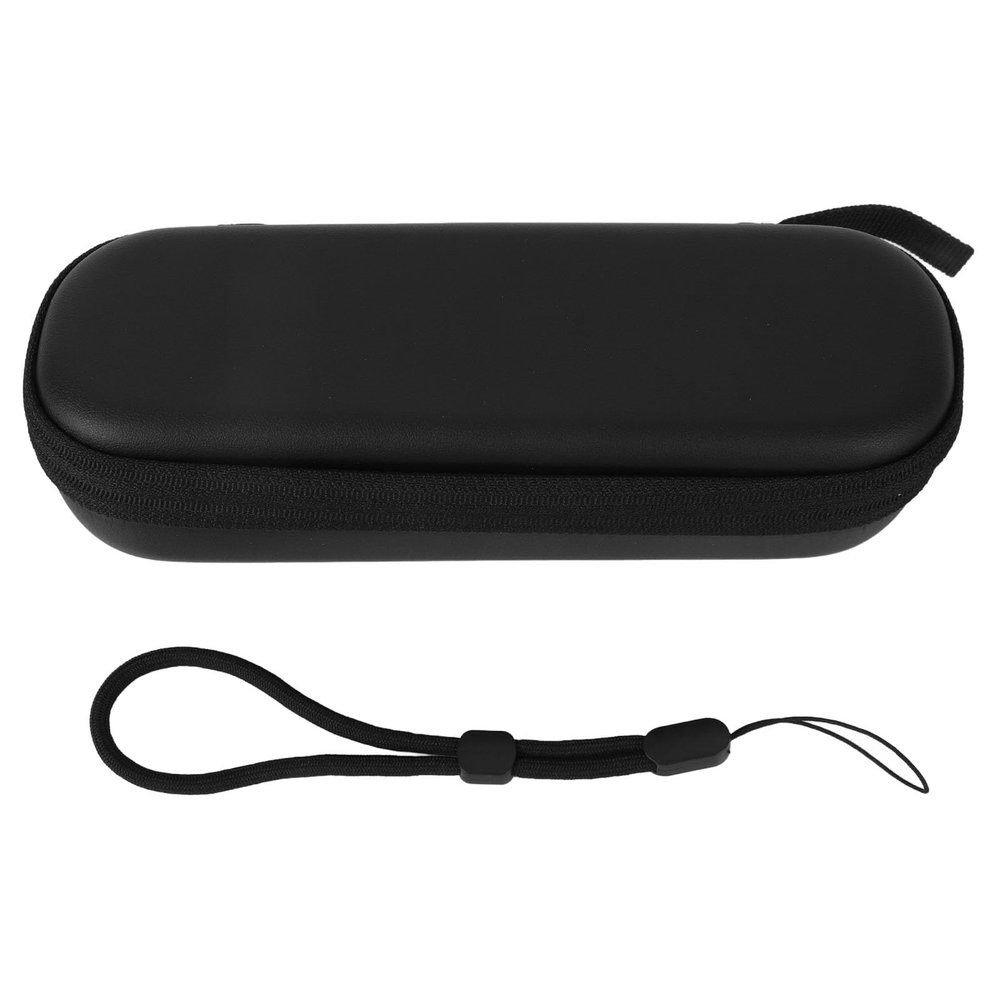 NutriEss Carrying Case for Osmo Pocket 3 PU Fleece Protective Travel Storage Bag Lightweight Design for Action Camera Add Ons with Portable Handle for Outdoor Photography (Black)