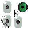 3pack Case for Tile by Life360 Pro (2024),Silicone Protective Cover(with Carabiner + Lanyard) Drop-Proof,Scratch-Proof,Shock-Proof,Protective Case for Tile Pro 2024 RE-61011 Fluorescent Green view 1
