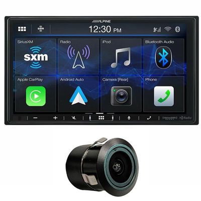 Alpine ILX-407 7" 2 DIN Digital Media Receiver with DICA Bullet Backup Camera