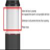 Camera Lens Sticker Coat Wrap 100 500 Protective Wrap Film Protector Decal Skin for Canon RF 100-500mm F4.5-7.1 L is USM (Stain White) view 3