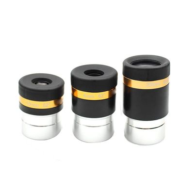Eyepiece Telescope Sets HD Wide Angle 62 Degree Lens 4mm 10mm 23mm Coated for 1.25" Astronomy Telescope