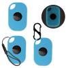 3pack Case for Tile by Life360 Pro (2024),Silicone Protective Cover(with Carabiner + Lanyard) Drop-Proof,Scratch-Proof,Shock-Proof,Protective Case for Tile Pro 2024 RE-61011 Fluorescent Blue view 1