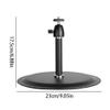 JOYNOW Projector Stand Tripod Projector Stand Desktop Stand Metal Round Seat Desktop 90 Degree Adjustable Stand Projector Mount view 2