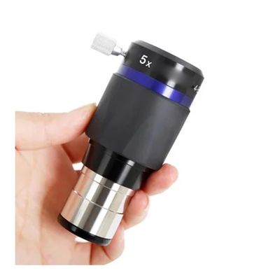 1.25" 4-Elements 2X 3X 4X 5X Premium Apochromatic Barlow Telescope Accessory(5X)