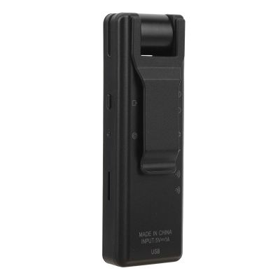 Acouto 1080P HD Body Camcorder with Motion Detection 180 Rotatable Lens, Anti Shake, 5H Recording 128GB Expandable Aluminum Alloy Video Recorder for Outdoor Meeting.