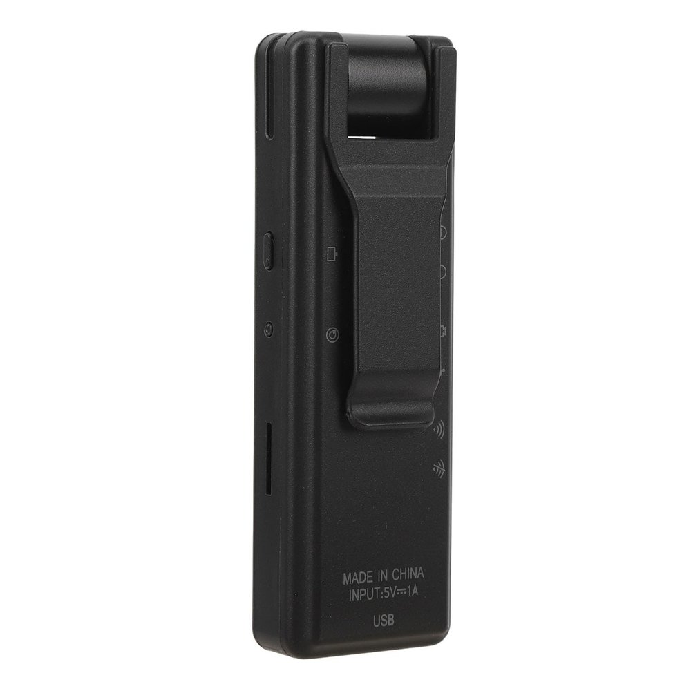 Acouto 1080P HD Body Camcorder with Motion Detection 180 Rotatable Lens, Anti Shake, 5H Recording 128GB Expandable Aluminum Alloy Video Recorder for Outdoor Meeting.