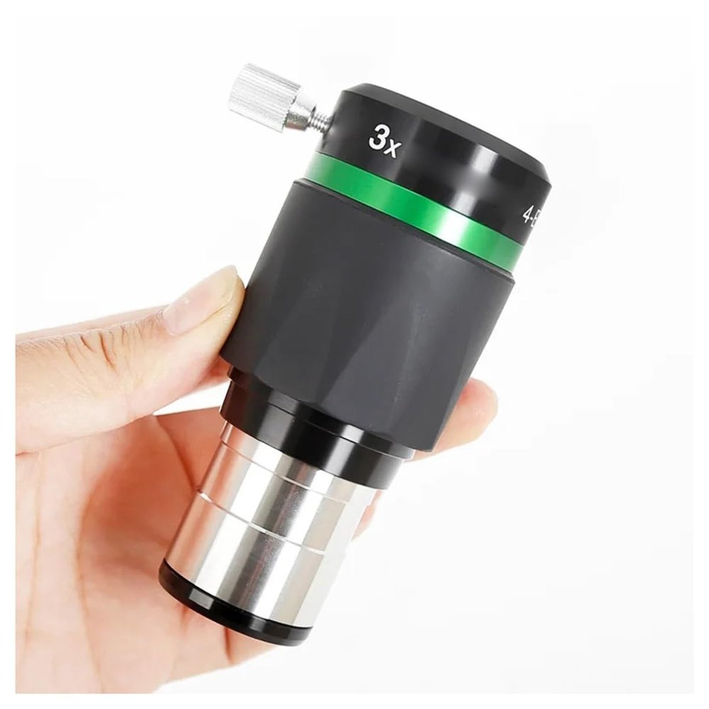1.25" 4-Elements 2X 3X 4X 5X Premium Apochromatic Barlow Telescope Accessory(3X)