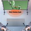 300 Inch 16:9 Washable Projector Screen, Foldable Portable Outdoor Movie Projector, for Home, Backyard, Office, Camping(60in(135x75cm)) view 3