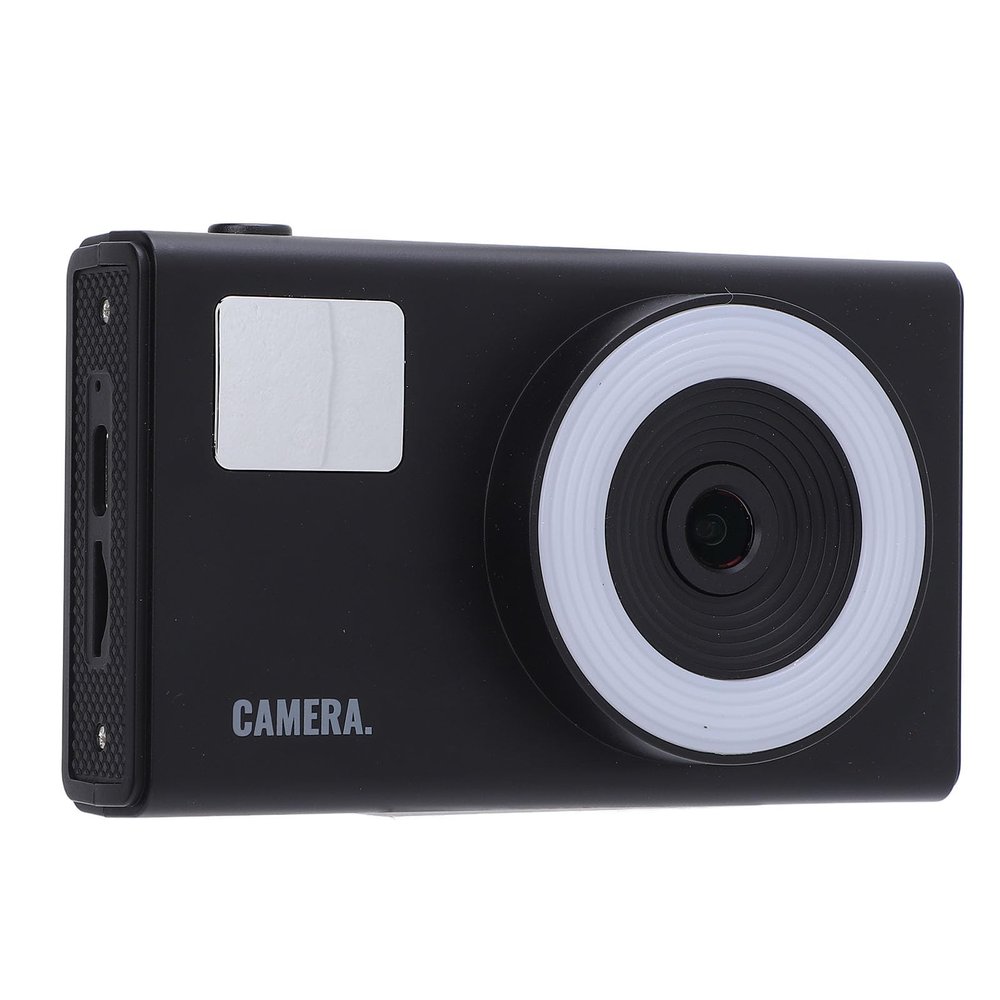 4K 48MP HD Digital Camera, Portable Travel Camera with Fill Light, 2.4in Screen, 16X Zoom Autofocus Compact Digital Cameras for Kid Student (Black)