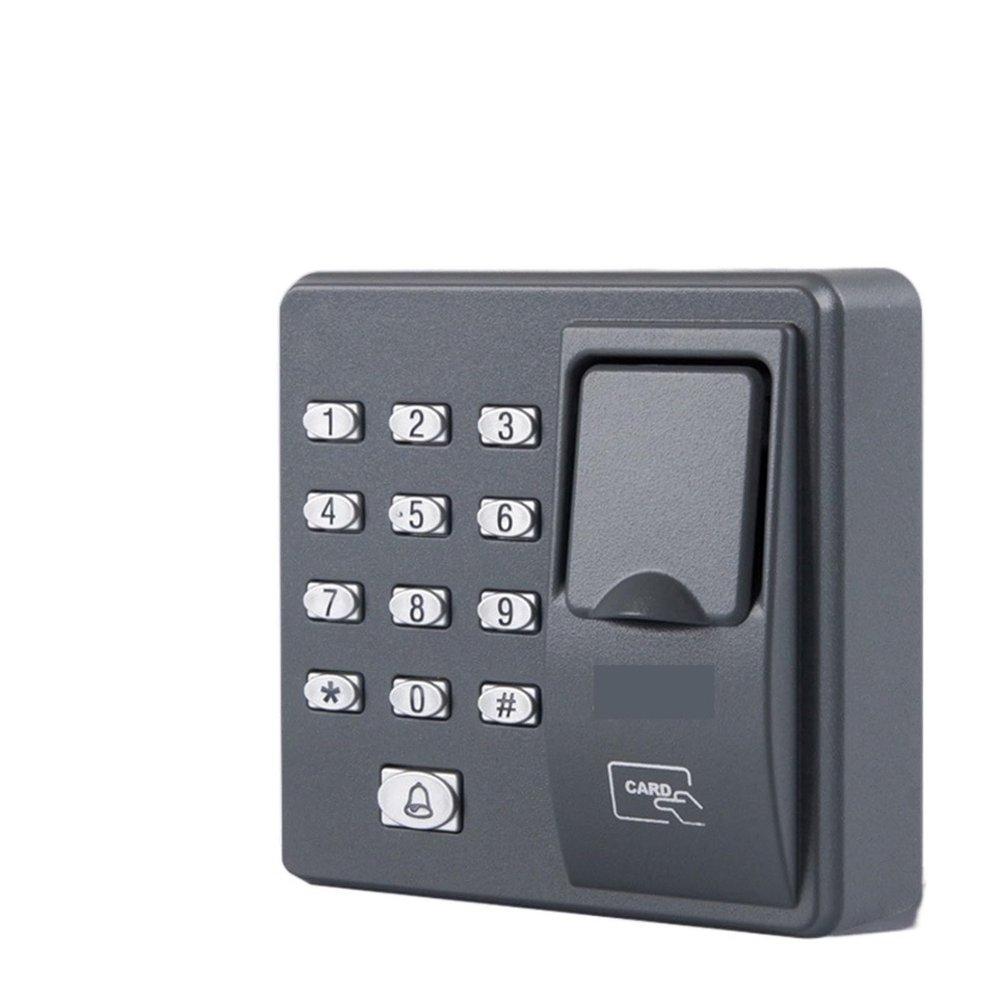Time Clock 3 in 1 Unlock Biometric Fingerprint Password ID Card Attendance Machine System Access Control System Flip Design with Doorbell