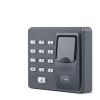 Time Clock 3 in 1 Unlock Biometric Fingerprint Password ID Card Attendance Machine System Access Control System Flip Design with Doorbell view 1